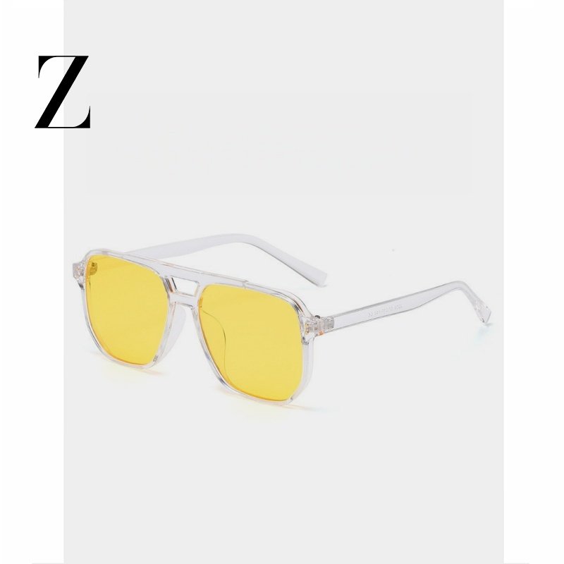 飞行员双梁墨镜男落日渐变色腮红