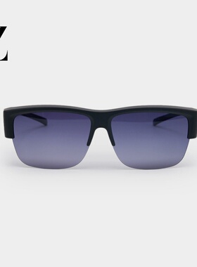 2026新款渐变墨镜男潮高级感痞帅半框眼镜特斯开车拉卡太阳套镜女