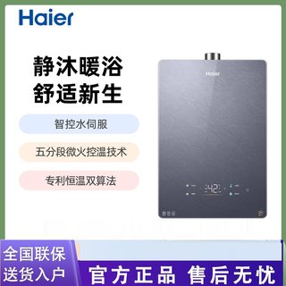 Haier/海尔 JSQ31-16FT5FPXGU1燃气热水器下置风机密闭燃烧水伺服