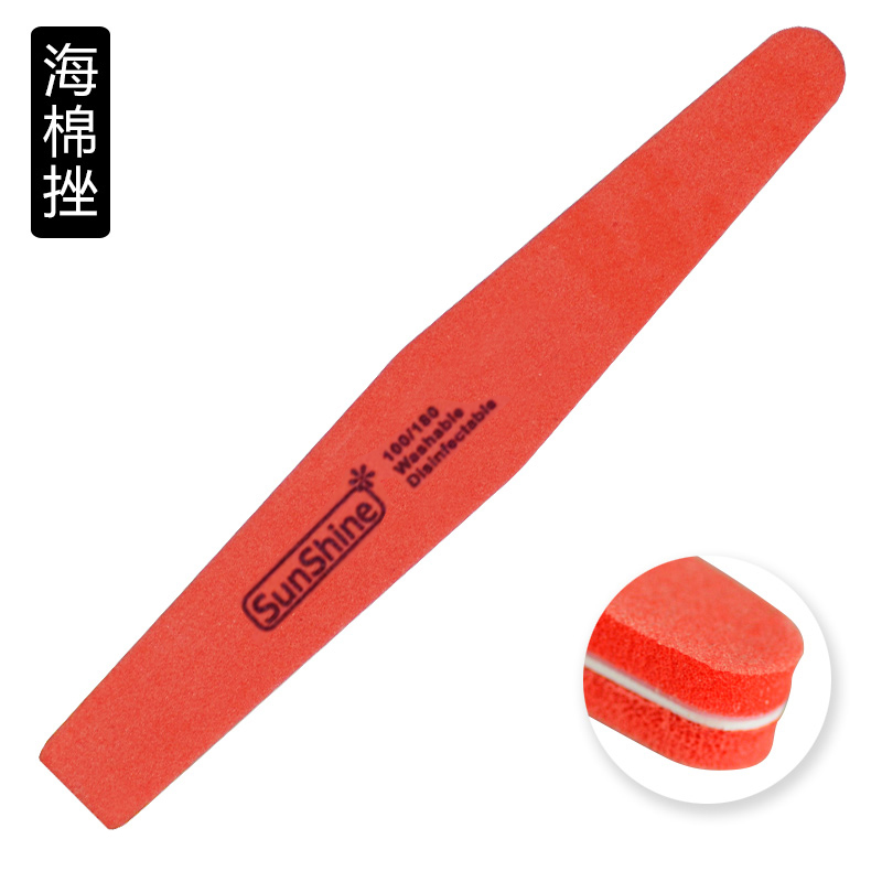 美甲工具圆菱型海绵挫砂条搓条修甲打磨条优质搓条指甲挫搓打磨条