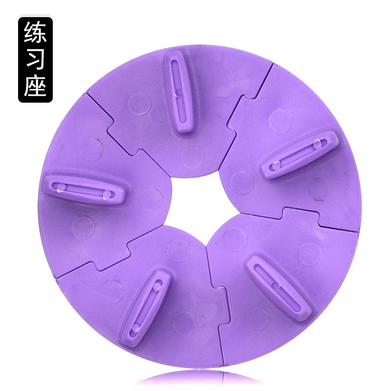 美甲可拆卸甲片练习架盘莲花座支架甲片托假指甲展示架板工具批发
