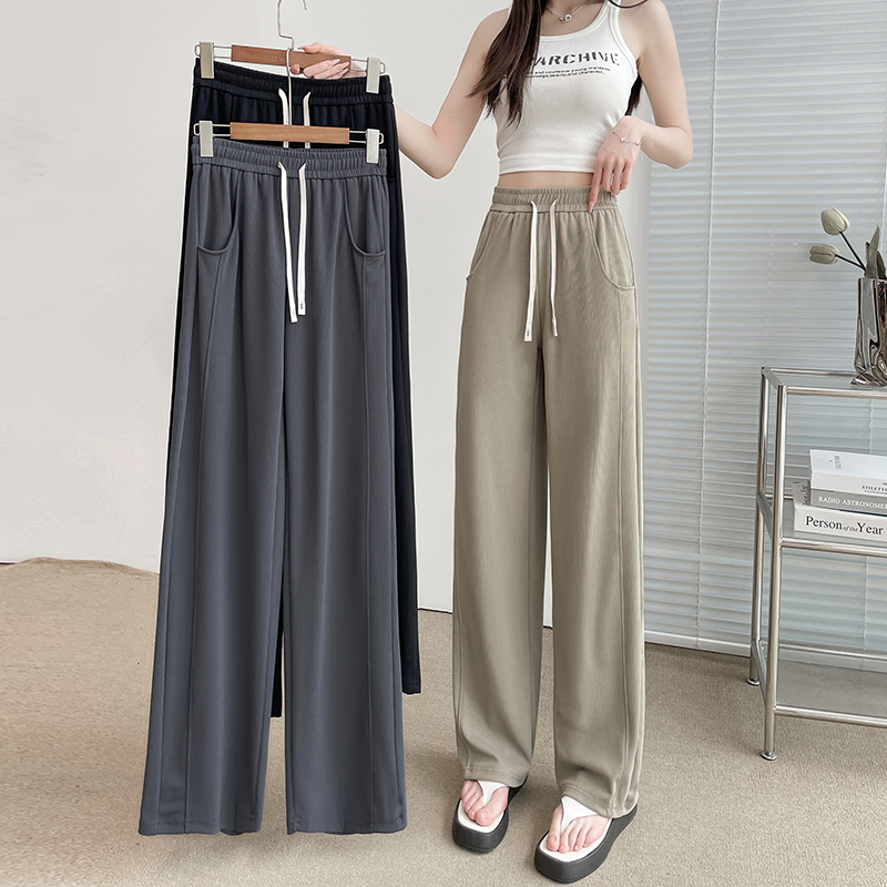 高腰休闲大码长裤薄款裤子