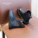 Martens, детские летние тонкие дышащие универсальные короткие сапоги с молнией, коллекция 2023