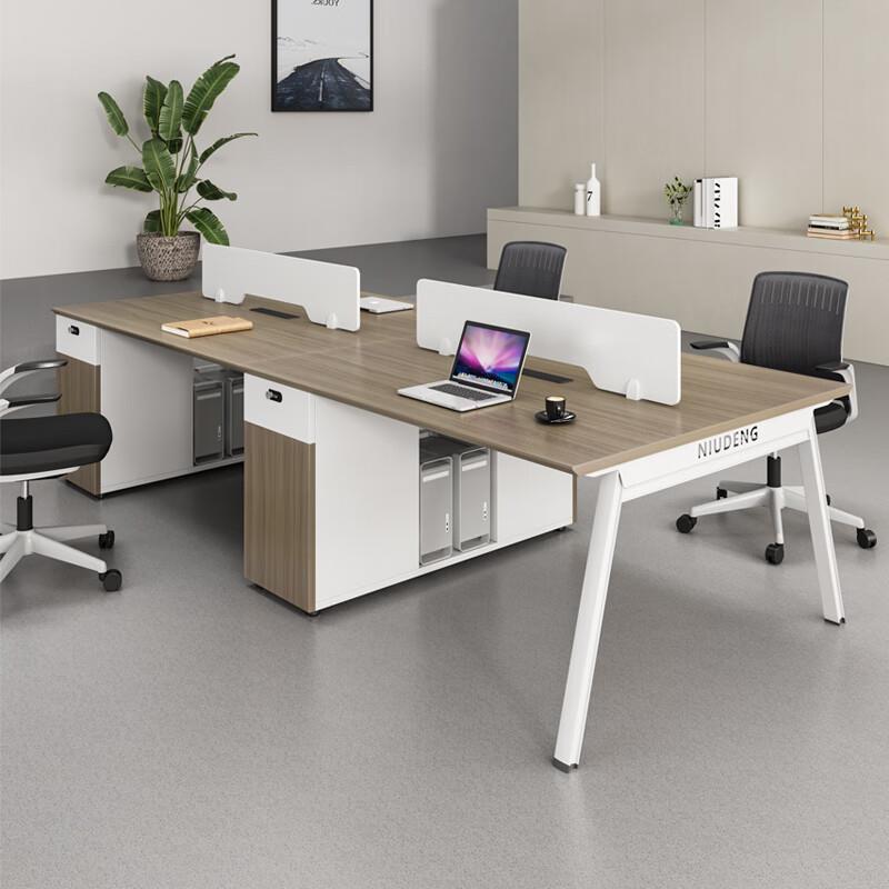 南京办公桌现代简约员工位卡座桌椅组合套装六人位财务桌挡板屏风