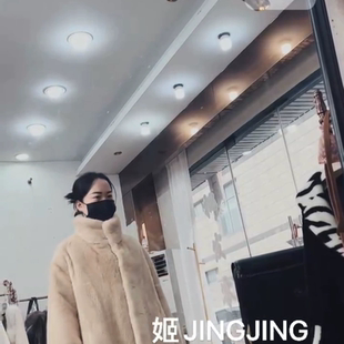 进口天鹅绒貂皮大衣 新款