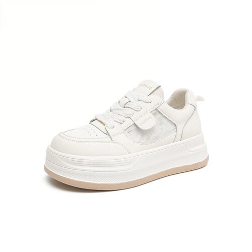 da夫尼品牌撤柜捡漏小白鞋全真皮舒适度高超轻微瑕试穿介意勿拍