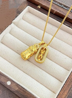 铜合金吊坠 爆款韦雪同款镶钻貔貅金刚楚吊坠气质轻奢时尚潮流