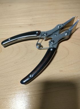高性价比木柄款手工皮具夹线钳Piler平口钳