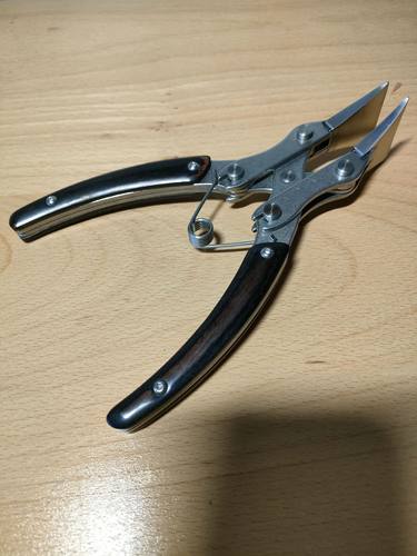 高性价比木柄款手工皮具夹线钳Piler平口钳