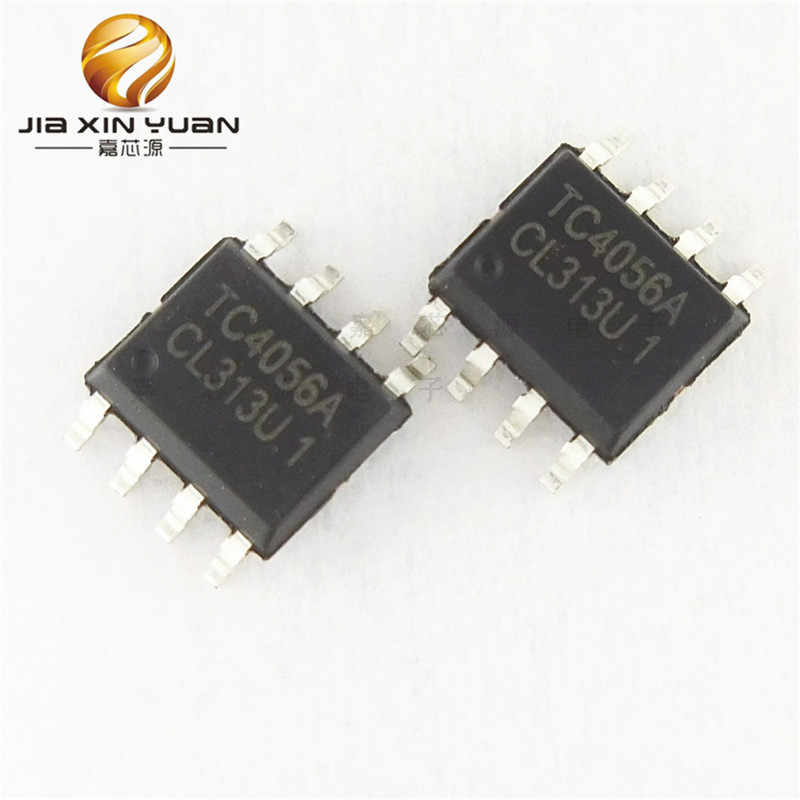 热卖TC4056A SOP-8贴片1A锂离子电池充电器IC芯片 全新原装现货