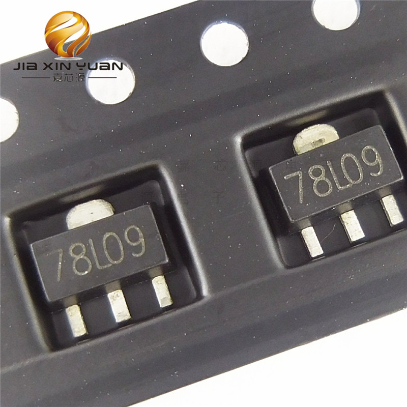 CJ78L09 丝印78L09 SOT-89 贴片晶体三级管正电稳压器 全新现货