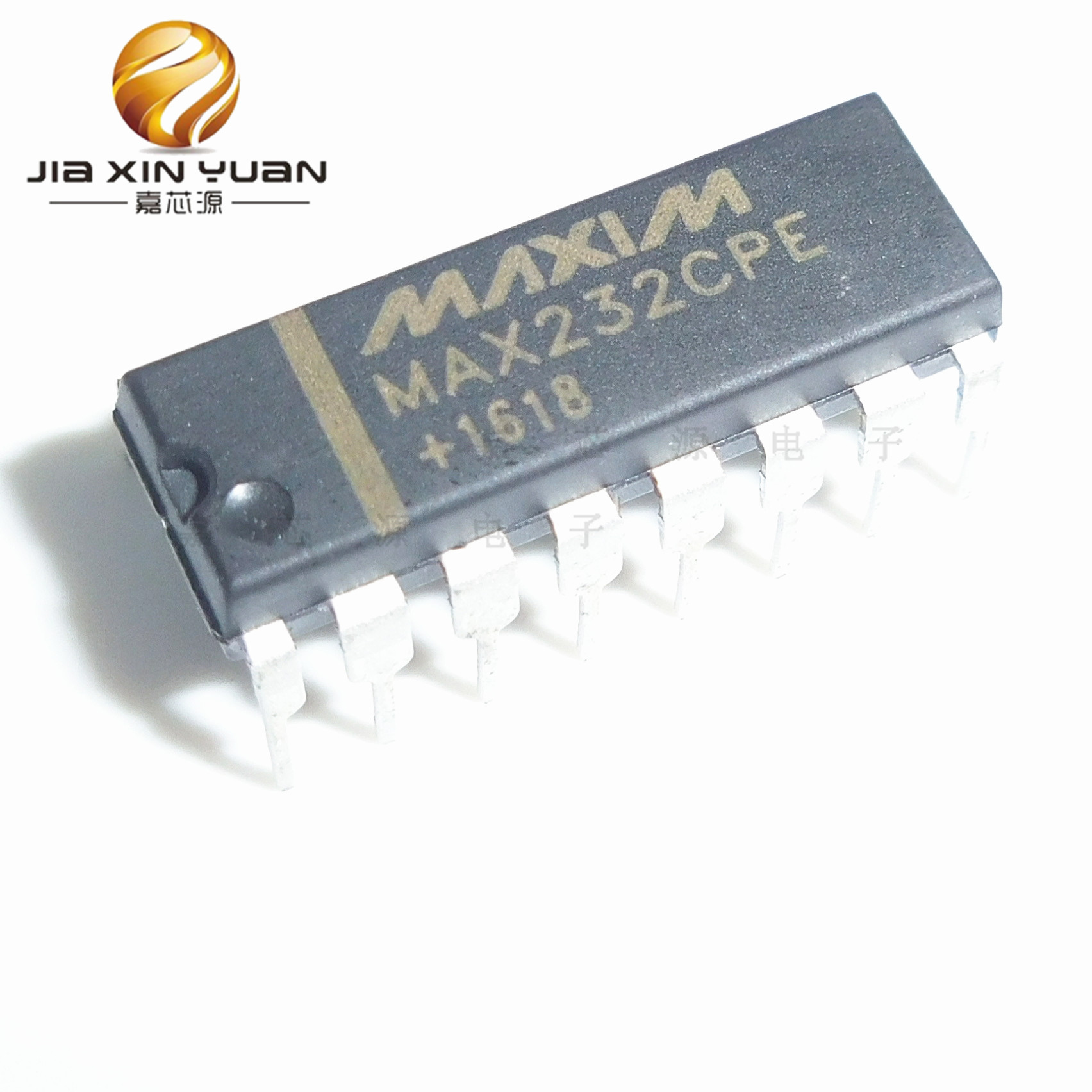 MAX232CPE DIP-16插件通讯接口驱动IC芯片 全新现货工厂热卖直销