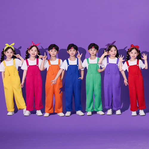 六一儿童啦啦队演出服幼儿园表演