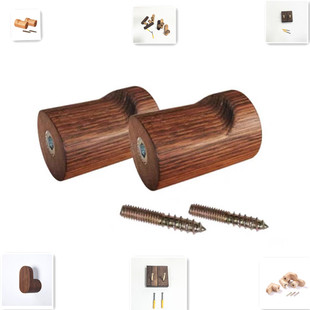 北欧实木创意挂衣钩无痕衣服挂钩进门玄关衣帽钩卧室墙上挂衣钩