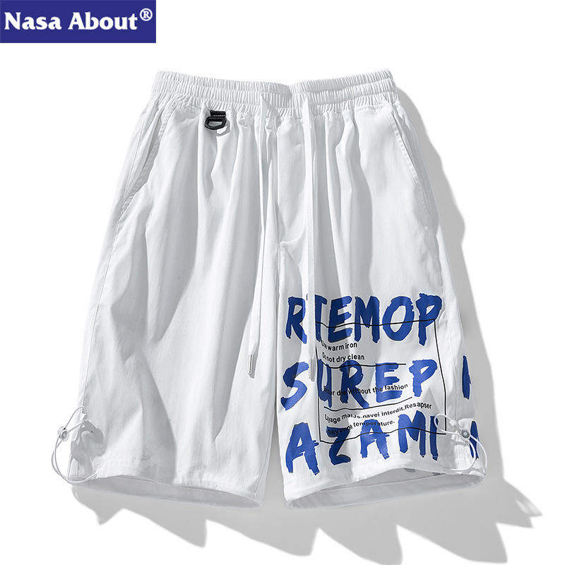 潮牌青年夏季短裤薄款五分裤沙滩裤裤运动宽松休闲情侣男女潮微弹