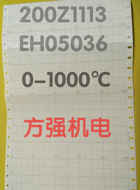 大华EH05036折叠式仪表记录纸200Z1113温度0-1000℃尺寸200*75