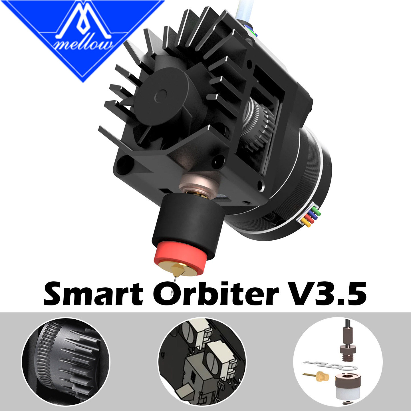 Mellow3D打印机LDO Smart Orbiter 3.5 Extruder挤出机高流量喷嘴