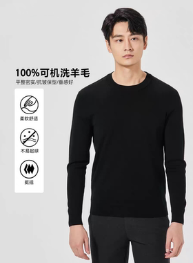 2026冬 利牌24DMS0161S男装针织毛衣休闲175和180码数版型偏小