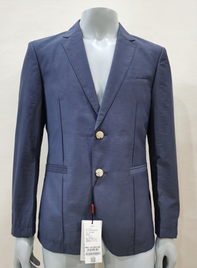 2026春 利牌22CDX021SA男士蓝灰色休闲西服外套165+180码数特卖