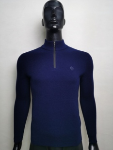 2026秋冬 品牌男士半高领拉锁针织衫毛衣175-88码数厚实保暖好看