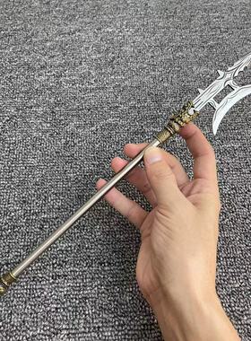 十八般武器三国古代兵器刀剑迷你摆件纯铜装具金属模型桌面摆件