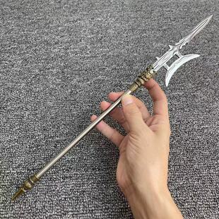 十八般武器三国古代兵器刀剑迷你摆件纯铜装具金属模型桌面摆件