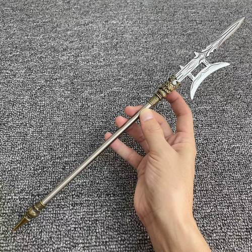 十八般武器三国古代兵器刀剑迷你摆件纯铜装具金属模型桌面摆件