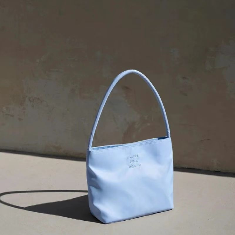 刺绣手提单肩腋下包尼龙布包