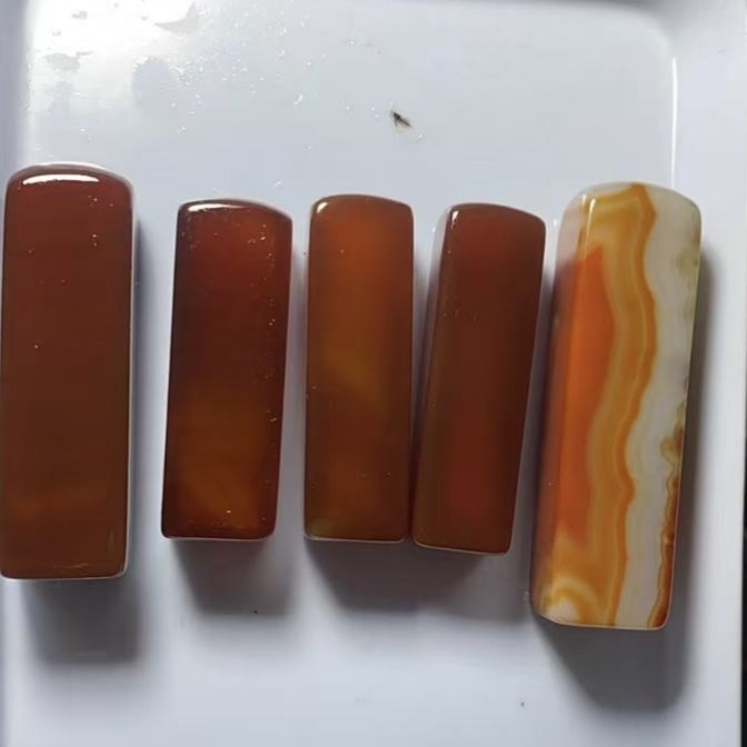 天然红玛瑙印章定刻姓名个人篆刻定制书法名字玉石印章私人定刻字图片