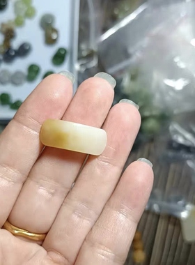 天然和田玉素面手牌糖白玉石手工制作平安富贵古风高颜值礼物女款