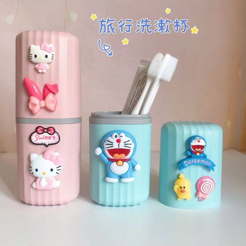 漱口杯旅行便携带盖牙具盒