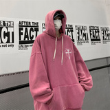 XZ517A-6W19P78加绒加厚水洗做旧宽松休闲连帽卫衣，男装卫衣，星座517A-6