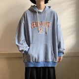 W10XZ517A-6P68控价88美式水洗做旧宽松休闲连帽卫衣，男装卫衣，星座517A-6