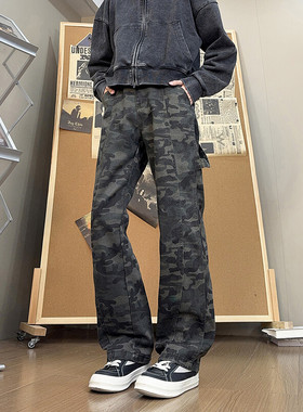 男装休闲裤LK24366其他/other青春流行直筒裤2025秋冬青少年宽松