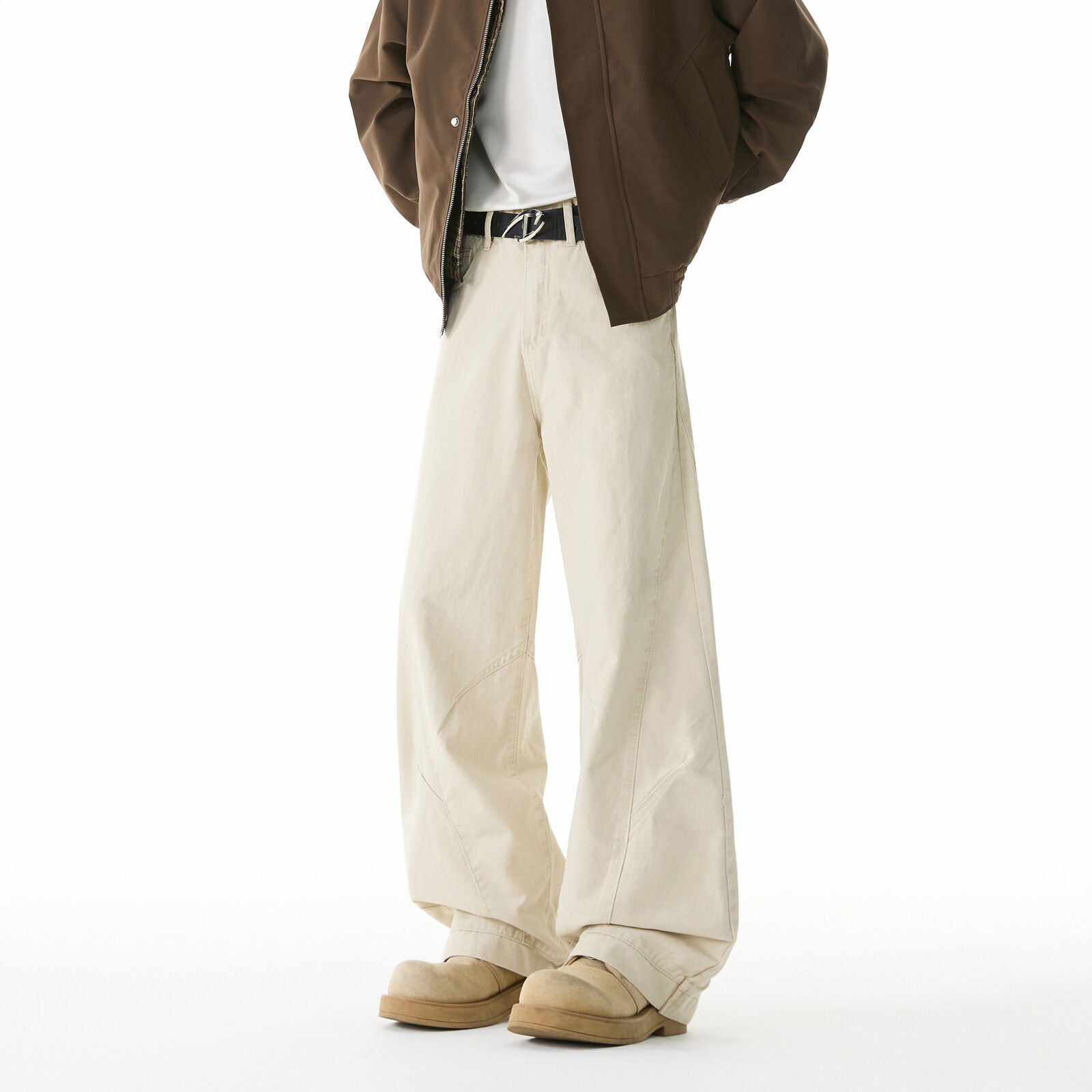 男装休闲裤K25801其他/other休闲弯刀裤2025年秋季青年宽松其他否