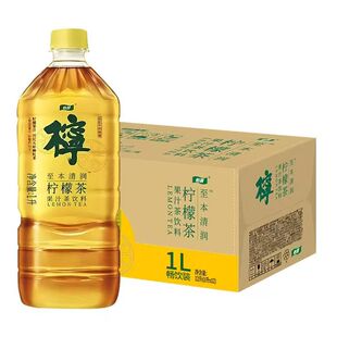 怡宝柠檬茶菊花茶饮料枇杷炖梨水果饮料1L*12瓶至本清润植物饮料