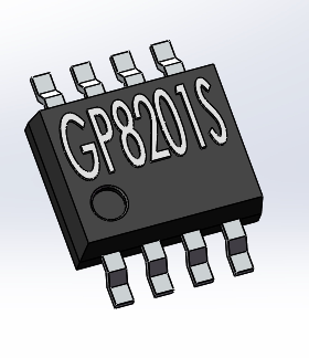 GP8201S 12bit I2C转0-5V 0-10V 线性度0.1%