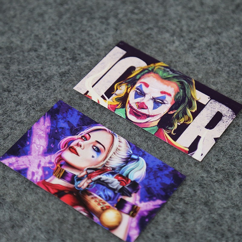 反派小丑Joker蝙蝠侠宿敌小丑女哈莉奎因Quinn摩托电动汽车贴纸