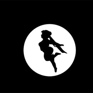 美少女战士车贴汽车个性创意车窗卡通胖秋裤款美少女壮士反光贴纸