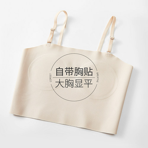 束胸内衣女大胸显小平胸神器