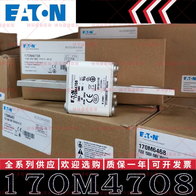 现货美国eaton BUSSMANN保险丝 170M4708 200A 690V 700V 熔断器