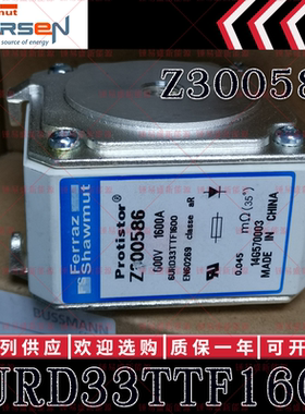 现货全新 Ferraz罗兰熔断器 保险丝  Z300586 6URD33TTF1600