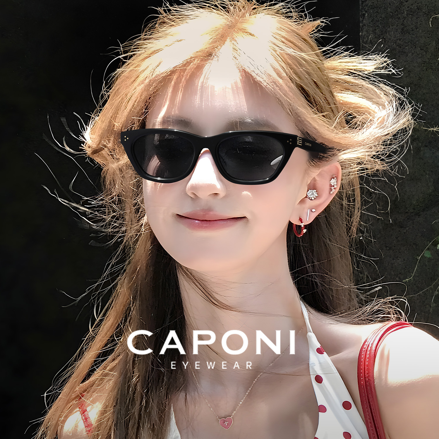 CAPONI猫眼墨镜女高级感GM偏光镜