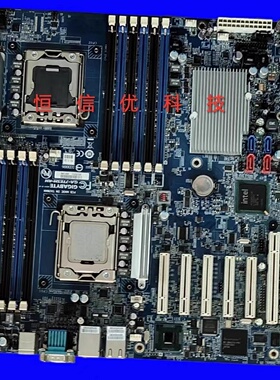 技嘉GA-7TESH-RH PCB MADE IN TAIWAN REV:3.0双路工作站主板X58