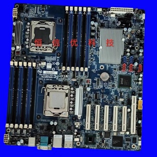 技嘉GA-7TESH-RH PCB MADE IN TAIWAN REV:3.0双路工作站主板X58