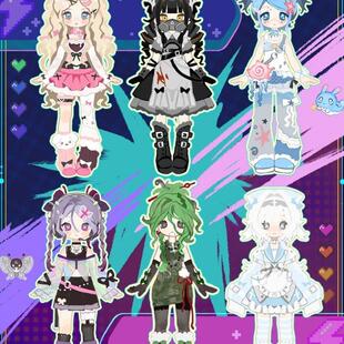 新款自由主张二代萌宠竞技bjd系列盲盒潮玩桌面摆件女生周边礼物