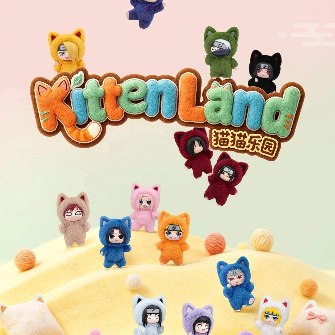 正版EAKI亿奇火影忍者猫猫乐园搪胶系列盲盒第三弹毛绒手办潮玩礼