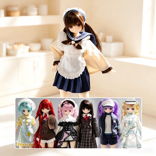 正版集合!少女归宅部特六BJD盲盒
