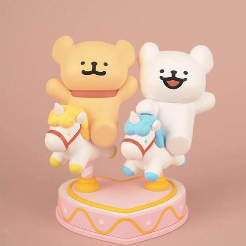 官方正版PLZDOT线条小狗欢乐郊游系列盲盒创意摆件潮玩手办礼物