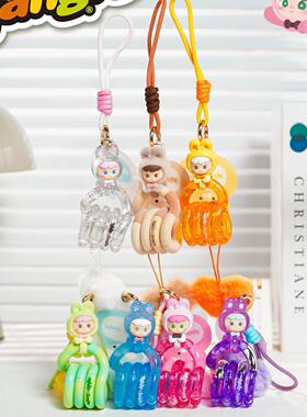 现货Tangle可爱兔兔小熊阿贝贝钥匙扣盲盒挂件手办女礼物潮玩摆件